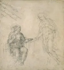 Christ bidding farewell to his Mother after the Resurrection, 16th century. Artist: Michelangelo Buonarroti