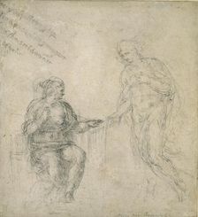 Christ bidding farewell to his Mother after the Resurrection, 16th century. Artist: Michelangelo Buonarroti