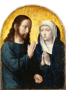 Christ bidding farewell to the Virgin, 1492. Creator: Gerard David