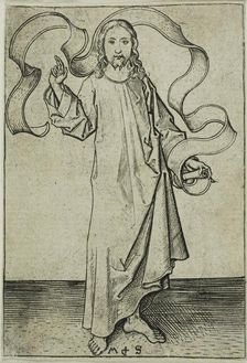 Christ Blessing, n.d. Creator: Martin Schongauer