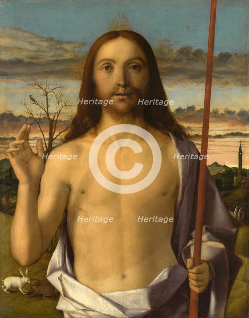 Christ Blessing. Artist: Bellini, Giovanni (1430-1516)