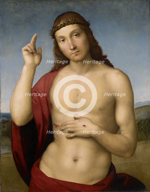 Christ Blessing. Artist: Raphael (1483-1520)