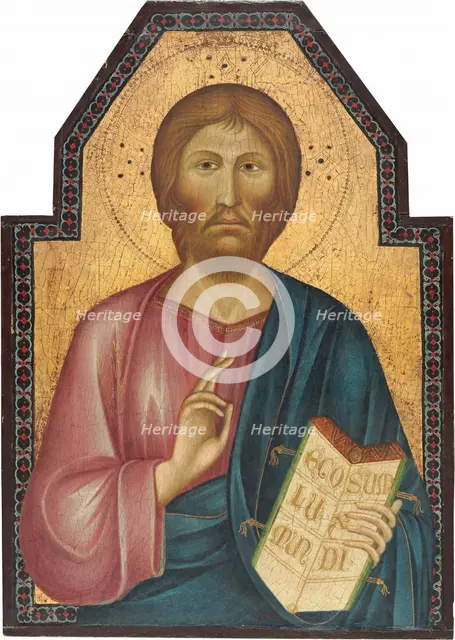 Christ Blessing, c. 1310. Creator: Grifo di Tancredi.