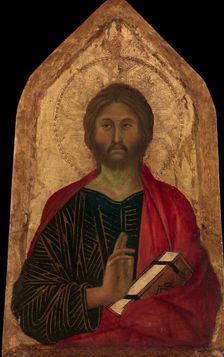 Christ Blessing, ca. 1311. Creator: Segna di Buonaventura