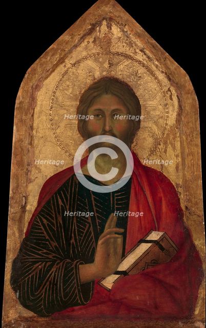 Christ Blessing, ca. 1311. Creator: Segna di Buonaventura.