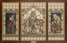 Christ Blessing Children, 1862. Creator: Sir Edward Coley Burne-Jones