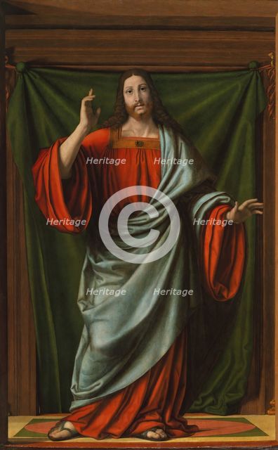 Christ Blessing. Creator: Andrea Solario.