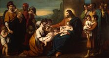 Christ blessing Little Children, 1781. Creator: Benjamin West