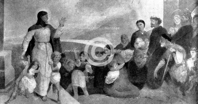 Christ Blessing Little Children, 1898. Creator: Unknown.