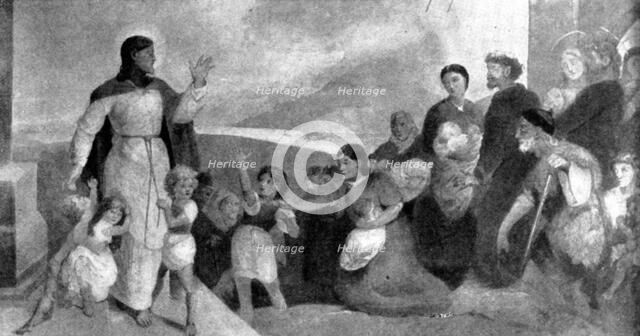 Christ Blessing Little Children, 1898. Creator: Unknown.