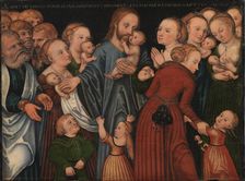 Christ Blessing the Children, 1537-1553. Creator: Lucas Cranach the Elder