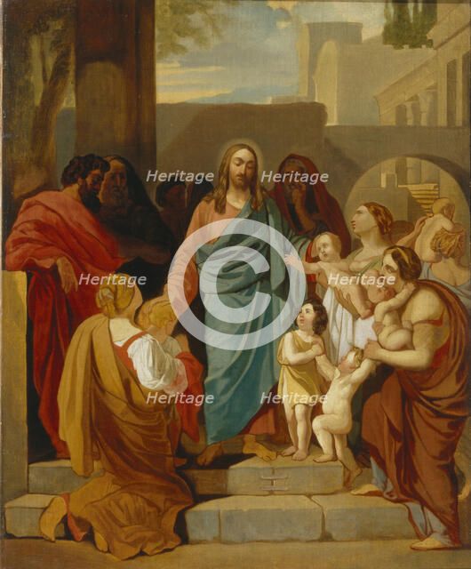 Christ Blessing the Children, 1824. Artist: Briullov, Karl Pavlovich (1799-1852)