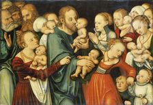 Christ Blessing the Children, c1535-1540. Creator: Lucas Cranach the Elder