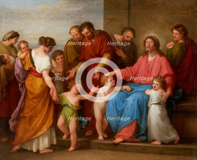 Christ Blessing the Children (Let the little children come to me), 1796.