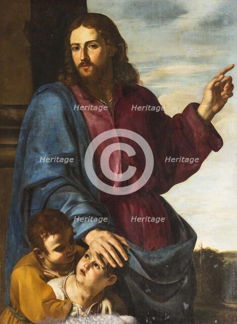 Christ Blessing the Children (Let the little children come to me), c. 1629-1630. Creator: Gentileschi, Artemisia (1598-1653).