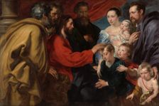 Christ Blessing the Children (Let the little children come to me), c1618-1620. Creator: Dyck, Sir Anthony van (1599-1641)