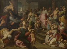 Christ Blessing the Children (Let the little children come to me). Creator: Backer, Jacob, de (1540/45-ca. 1600)