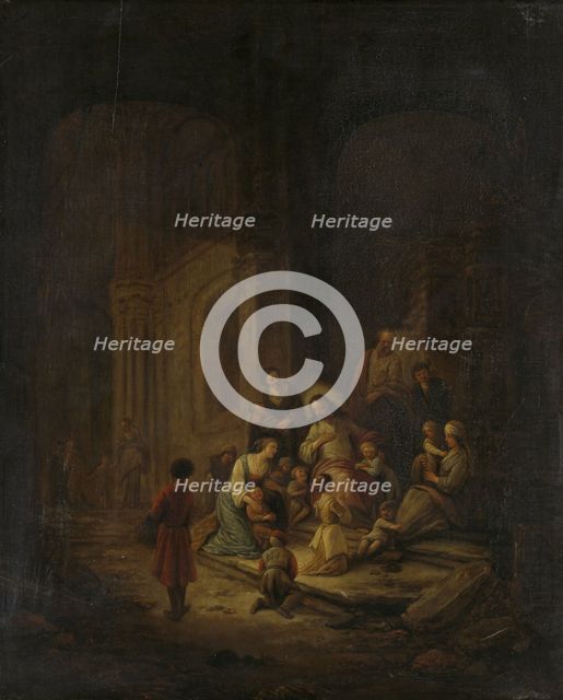 Christ Blessing the little Children, 1640-1672. Creator: Jacob Willemsz de Wet the elder.