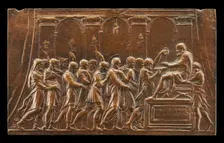 Christ Brought Before Pontius Pilate. Creator: Valerio Belli