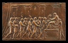 Christ Brought Before Pontius Pilate. Creator: Valerio Belli