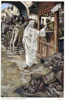 Christ calling Matthew, the tax collector, c1890. Artist: James Tissot