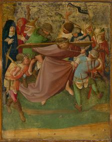 Christ Carrying the Cross, 1420/25. Creator: Master of the Worcester Carrying of the Cross