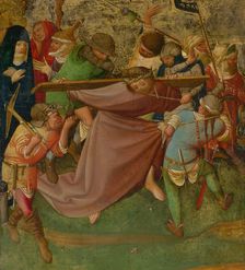 Christ Carrying the Cross, 1420/25. Creator: Master of the Worcester Carrying of the Cross