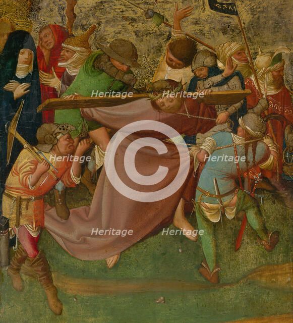 Christ Carrying the Cross, 1420/25. Creator: Master of the Worcester Carrying of the Cross.