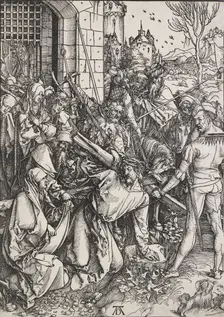 Christ carrying the cross, 1498-1499. Artist: Albrecht Durer