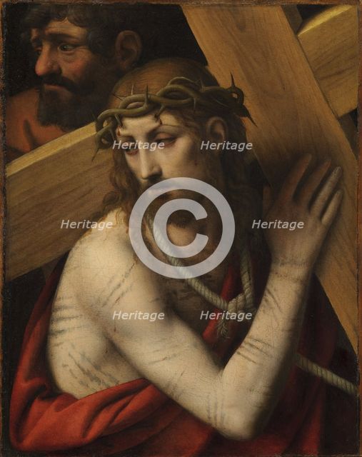 Christ Carrying the Cross, 1520-1530. Creator: Luini, Bernardino (ca. 1480-1532).