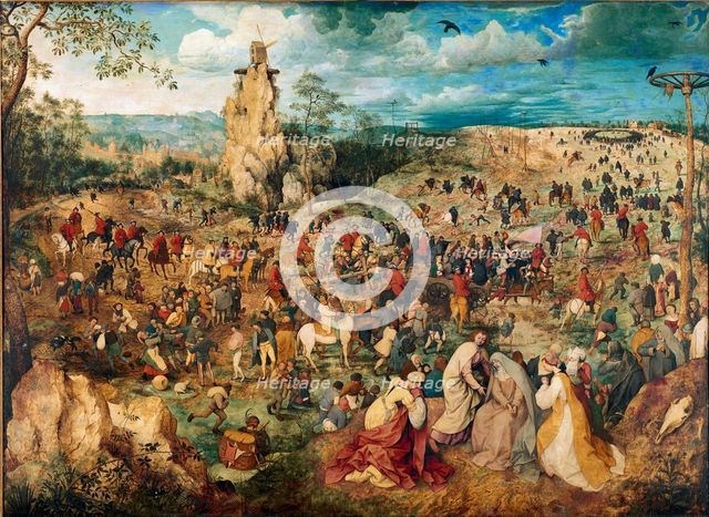 Christ Carrying the Cross, 1564. Artist: Bruegel (Brueghel), Pieter, the Elder (ca 1525-1569)