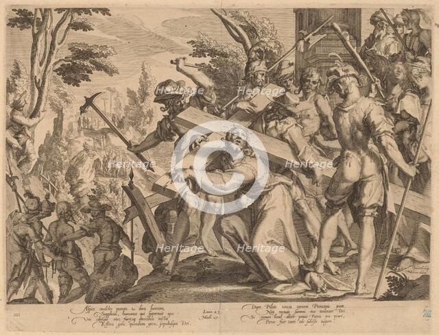 Christ Carrying the Cross, 1606. Creator: Willem van Swanenburg.