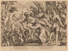 Christ Carrying the Cross, 1606. Creator: Willem van Swanenburg