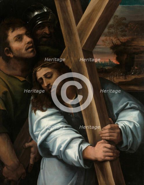 Christ Carrying the Cross, about 1515/1517. Creator: Sebastiano del Piombo.