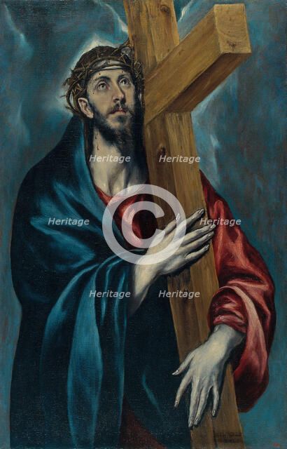 Christ Carrying the Cross. Artist: El Greco, Dominico (1541-1614)