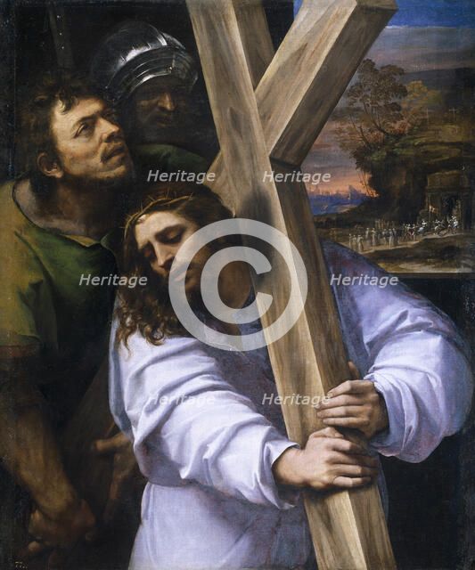 Christ Carrying the Cross. Artist: Piombo, Sebastiano, del (1485-1547)