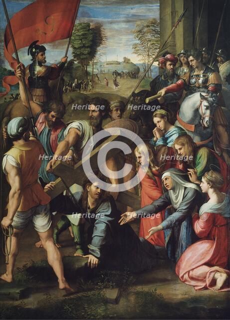 Christ Carrying the Cross. Artist: Raphael (1483-1520)