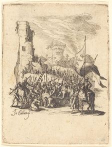 Christ Carrying the Cross, c. 1624/1625. Creator: Jacques Callot