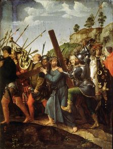 Christ Carrying the Cross c1518-c1525. Artist: Michael Sittow