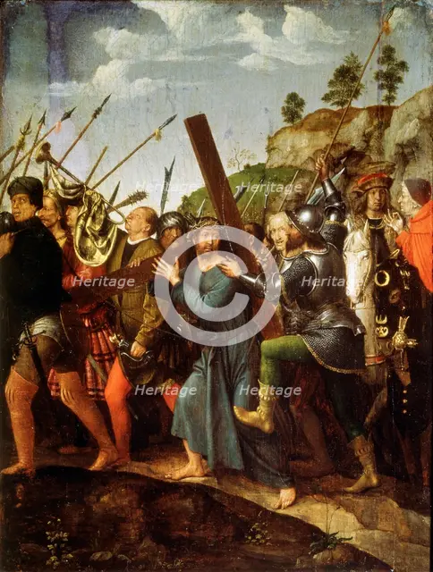 'Christ Carrying the Cross', c1518-c1525. Artist: Michael Sittow