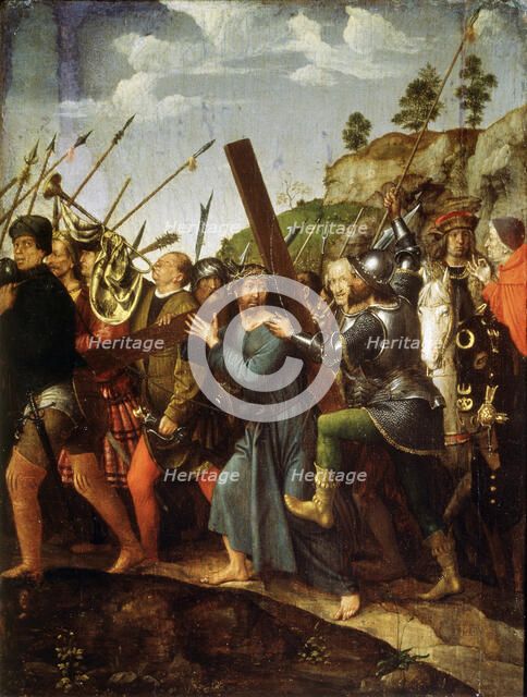 'Christ Carrying the Cross', c1518-c1525. Artist: Michael Sittow