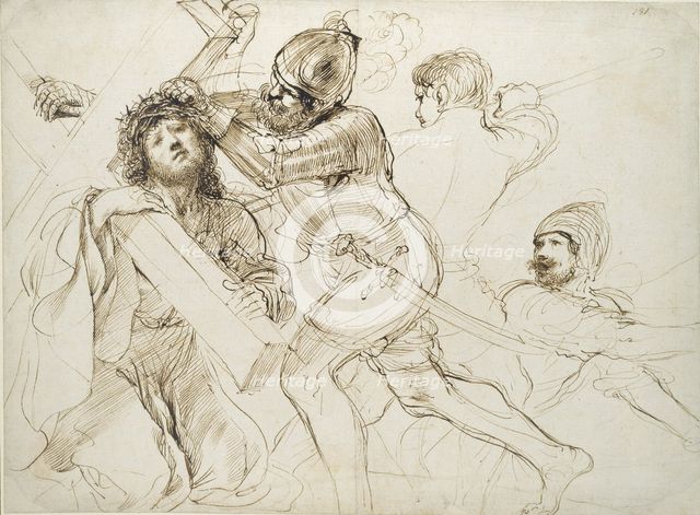 Christ Carrying the Cross, c1625-1628. Artist: Guercino.