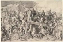 Christ Carrying the Cross, ca. 1475-80. Creator: Martin Schongauer