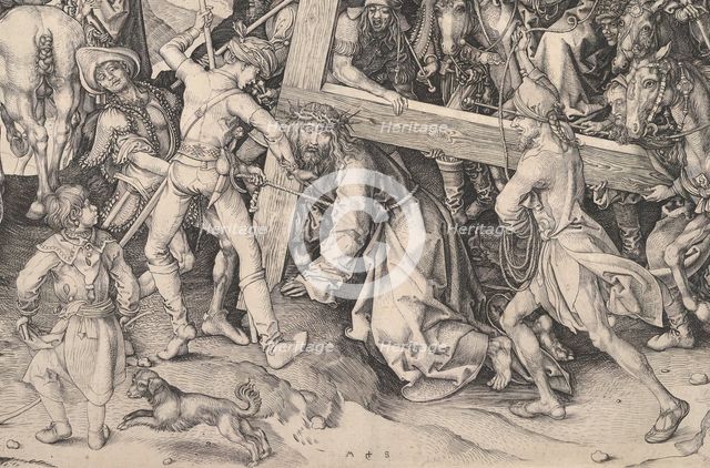 Christ Carrying the Cross, ca. 1475-80. Creator: Martin Schongauer.