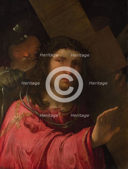 Christ carrying the Cross, ca 1515. Artist: Melone, Altobello (c. 1490-before 1543)