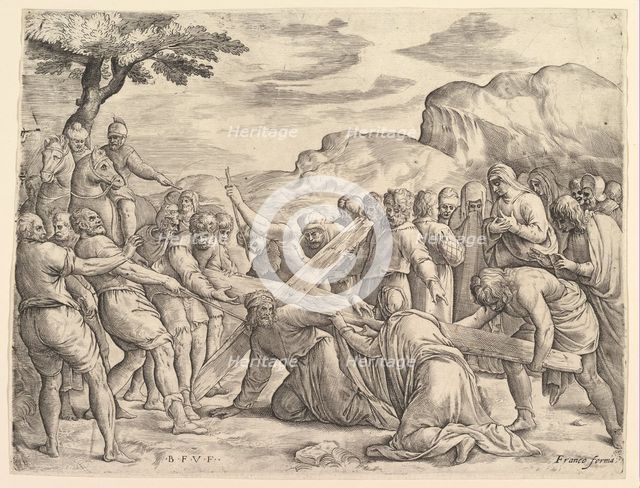 Christ Carrying the Cross, ca. 1552. Creator: Battista Franco Veneziano.