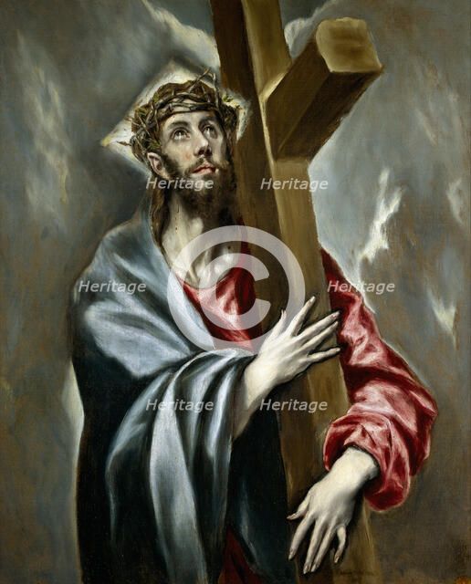 Christ Carrying the Cross, ca 1602. Artist: El Greco, Dominico (1541-1614)