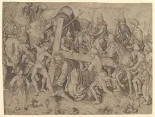 Christ Carrying the Cross (copy), 15th century. Creator: Wolf Huber