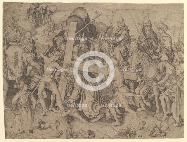 Christ Carrying the Cross (copy), 15th century. Creator: Wolf Huber.