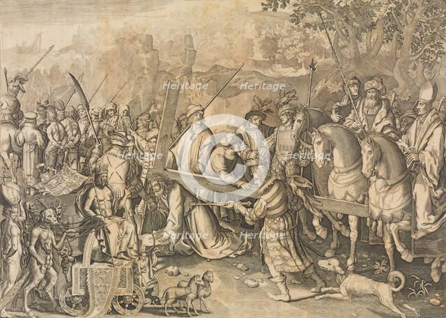 Christ Carrying the Cross (copy), 1660-96. Creator: Johannes de Ram.